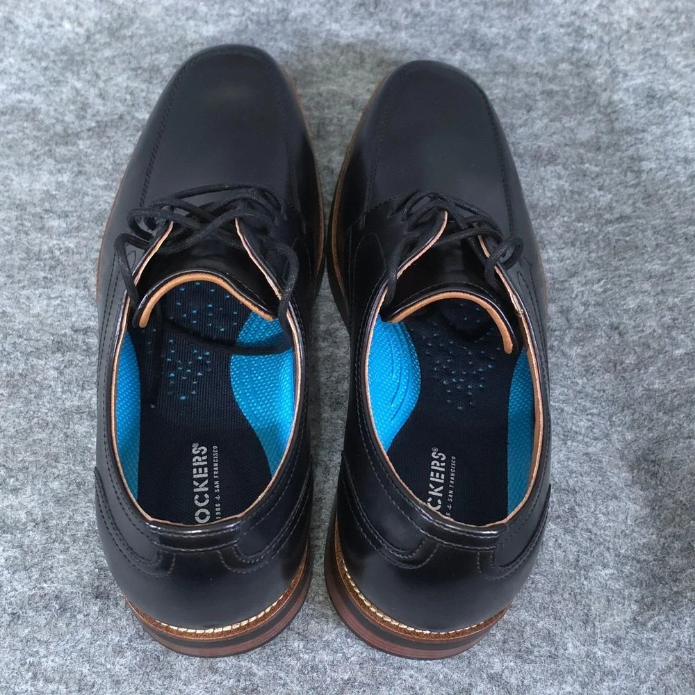 Dockers Men's Belson Black Leather Dress Shoes Supreme Comfort size 8.5 M
